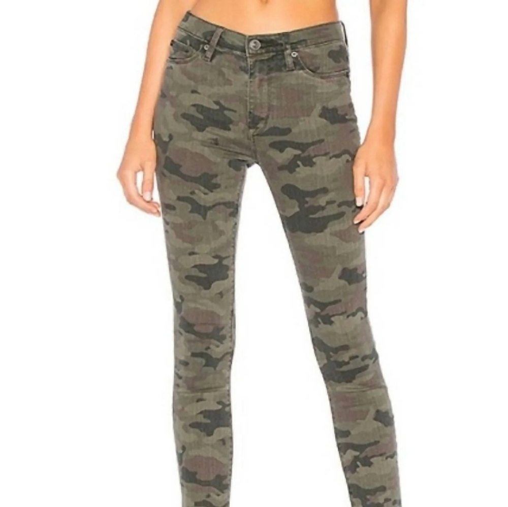 Hudson Jeans Camouflage Straight Leg Women Jeans